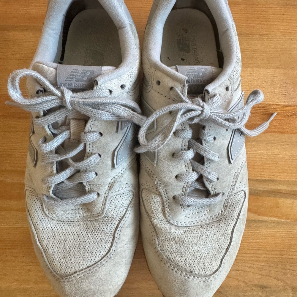 New Balance Light Gray Athletic Shoes